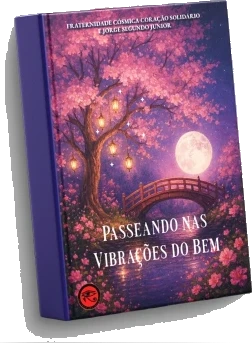 Capa do livro Passeando nas Vibrações do Bem, de Jorge Segundo Junior